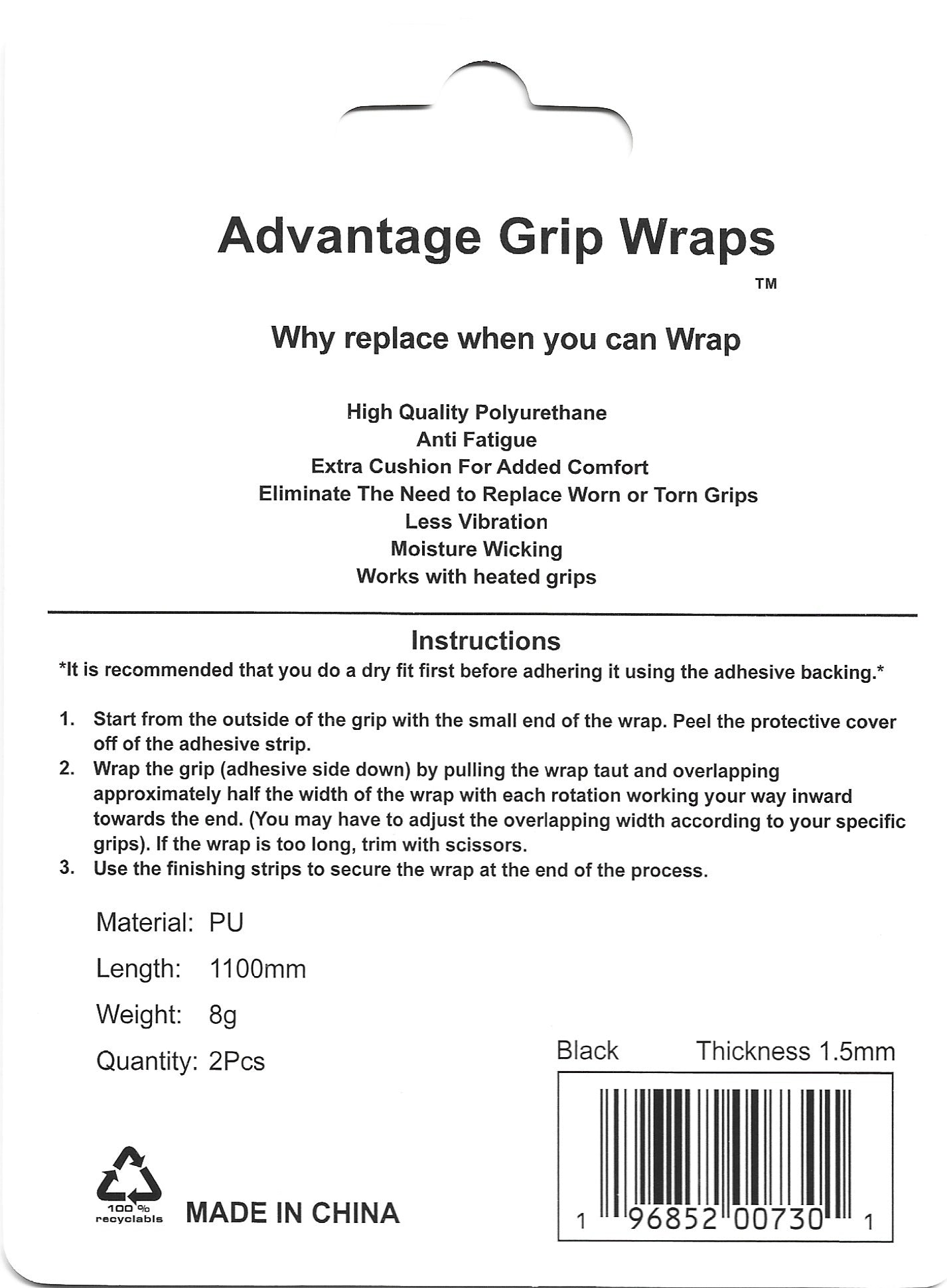 Advantage Grip Wraps - Advantage Grip Wraps